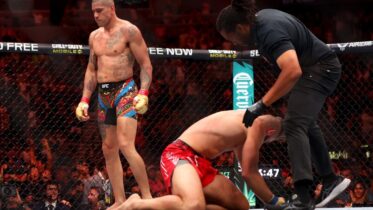 Deadspin | Alex Pereira hangs on to light heavyweight belt at UFC 303